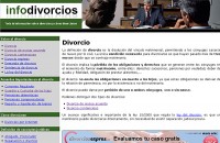 captura de pantalla de Infodivorcios