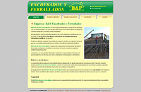 captura de pantalla de Encofrados y Ferrallados B&P